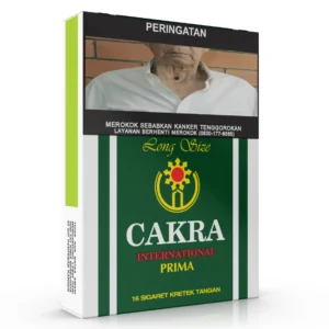 CAKRA PRIMA 16 Kretek menghadirkan pengalaman kretek tangan yang lebih lengkap tanpa kehilangan rasa khasnya. Karakter prima, aroma tembakau, dan rasa mantap menjadi identitas utamanya.