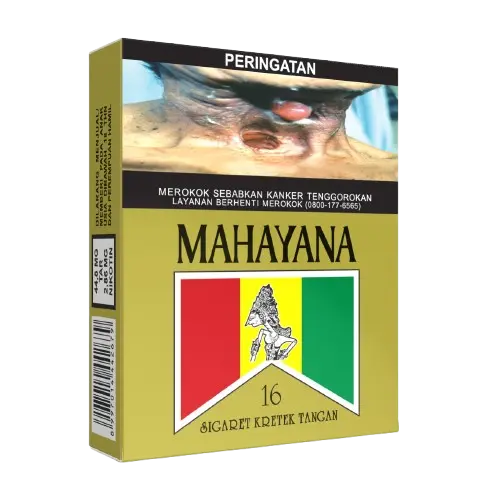 Mahayana 16 Kretek Tangan adalah sigaret kretek tangan dengan karakter rasa yang khas, aroma autentik, dan kualitas yang terjaga. Mengusung identitas wayang sebagai simbol budaya dan karakter kuat, Mahayana menjadi pilihan tepat bagi penikmat kretek tradisional sejati.