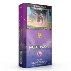 POTENZA BLUEBERRY 20 memperkuat pengalaman flavor dengan sensasi blueberry yang fresh dan smooth, Varian ini memberi wajah lebih modern pada karakter Potenza.