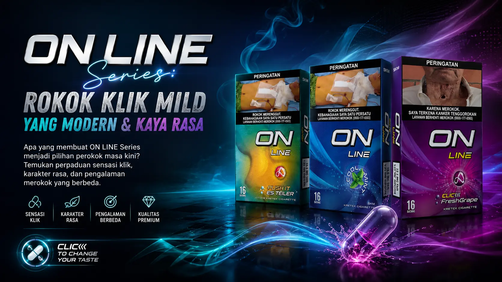 rokok online freshgrape, rokok es teller, rokok mint